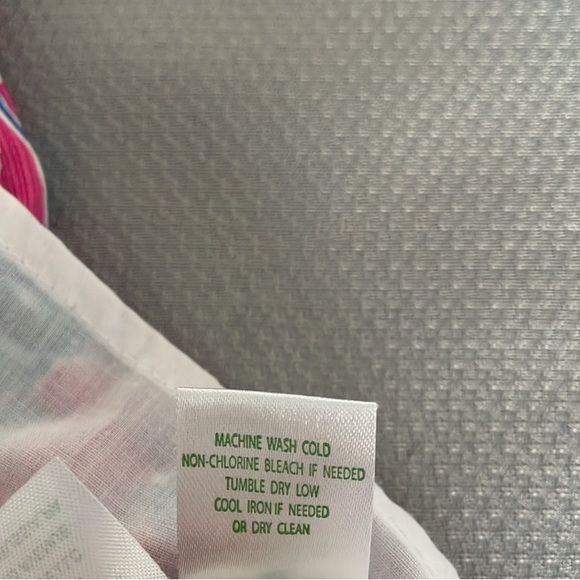 Lilly Pulitzer Cathy Samba Vibrant Pink and Blue Sleeveless Dress Size 14 - Picture 6 of 10